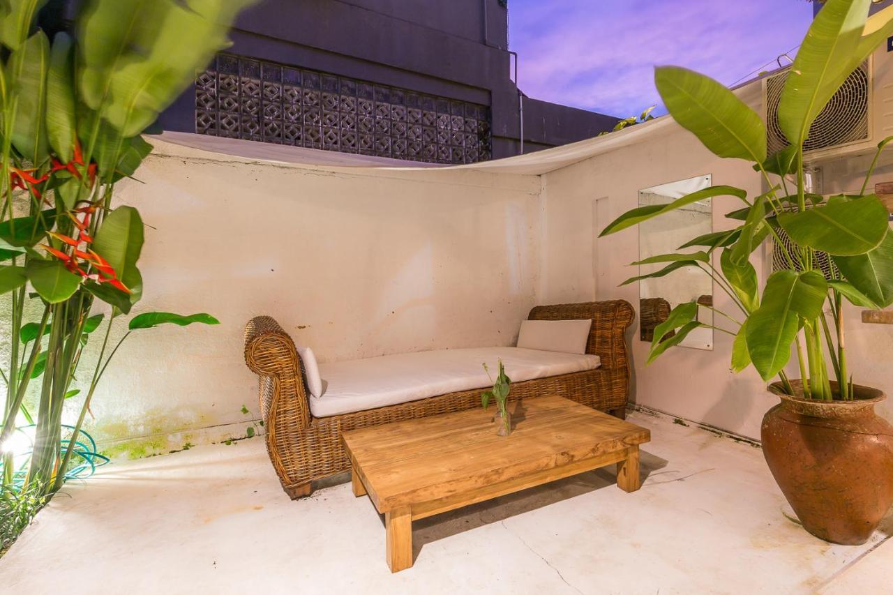 Vila Eco Bamboo Bungalow 3 Canggu Exteriér fotografie
